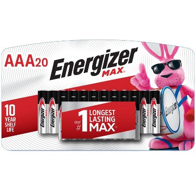 Energizer 20pk MAX Alkaline AAA Batteries