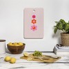 Daily Regina Designs Les Fleurs 01 Abstract Retro Cutting Board Rectangle - Deny Designs - 3 of 3