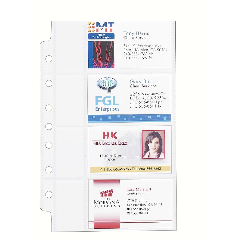 Avery Business Card Pages 7HP 5-1/2"x8-1/2" 8 Slot/Pg 5/PK CL 76025, 2 of 7