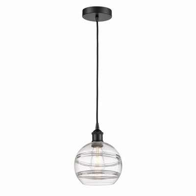 Rochester - 1 Light Cord Hung Mini Pendant In Industrial Style-9.88 Inches Tall and 8 Inches Wide