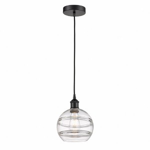 Rochester - 1 Light Cord Hung Mini Pendant In Industrial Style-9.88 Inches Tall and 8 Inches Wide - 1 of 1