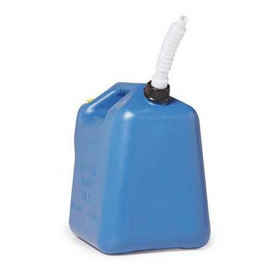 WEDCO 82300G Water Container,5 gal.,Blue,14-3/4 in. H