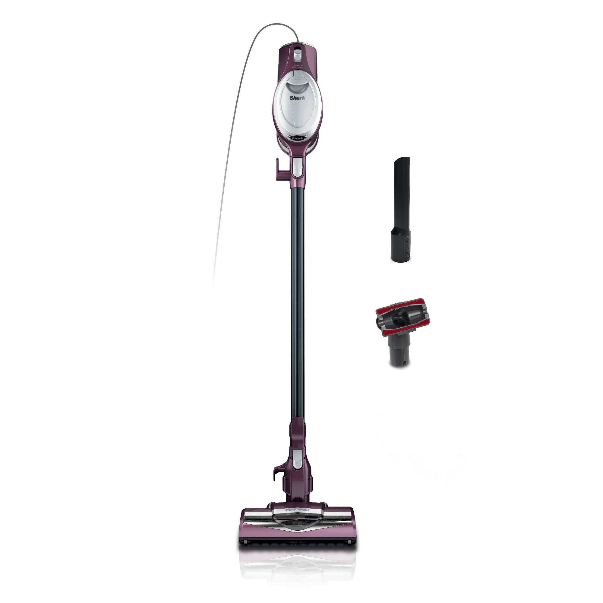 Shark Rocket Pet Corded Stick Vacuum HV301PR 8.5" Cleaning Path Purple