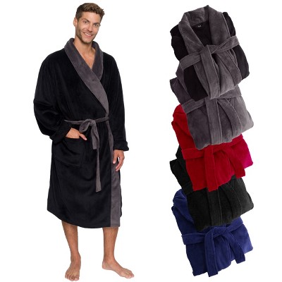 Photo 1 of Ross Michaels - Men's Plush Luxury Bathrobe