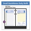 QuickNotes Desk Calendar Refill, 3.5 x 6, White/Yellow/Blue Sheets, 12-Month (Jan to Dec): 2025 - 2 of 3