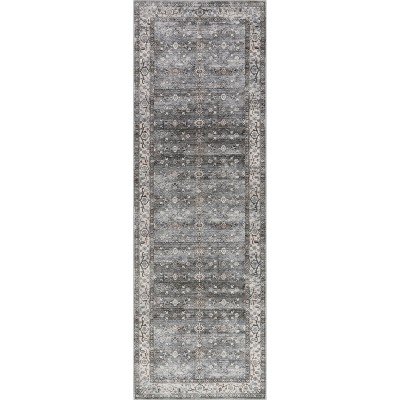 Nuloom Rania Spill Proof Treated Medallion Pet Friendly Premium Machine Washable Area Rug
