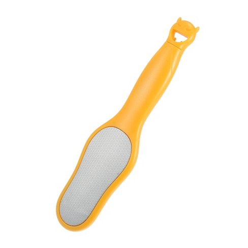 Unique Bargains Foot File Pedicure Callus Remover Stainless Steel Foot  Scrubber Remover 1PC Yellow