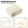 Yescom 20x16 Ft 97% UV Block Rectangle Sun Shade Sail HDPE Cover Net Canopy Outdoor White - 3 of 4