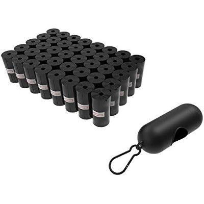 PETMAKER Degradable Pet Waste Bags and Dispenser with Leash Hook Collection