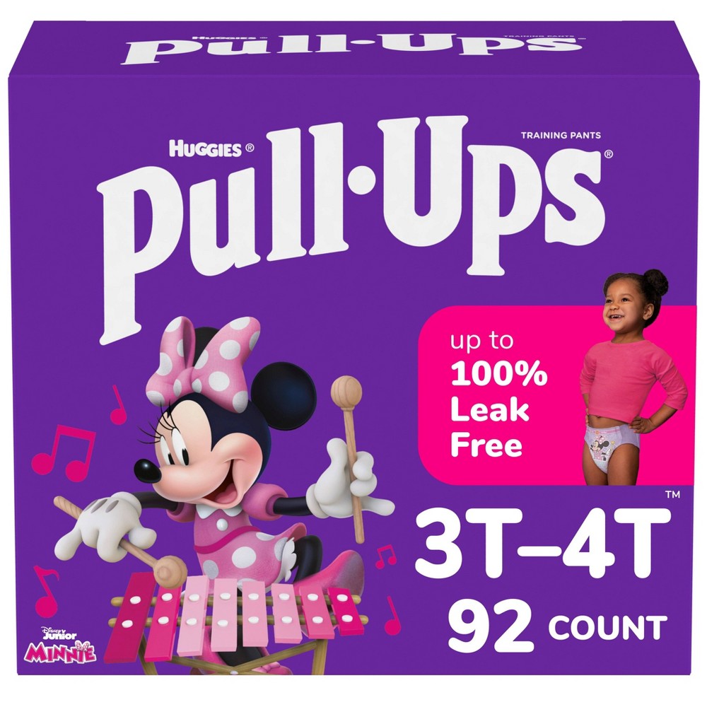 Photos - Nappies Pull-Ups Girls' Learning Designs Training Pants Econ+ Pack - Size 3T-4T - 92ct