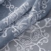 RT Designers Collection Sheryl Embroidery Dorly Grommet Curtain Panel Pair 36" x 84" Slate Blue - 4 of 4