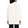 Lands' End Women's Long Sleeve Oversized Satin Buttondown Tunic - 2 of 4
