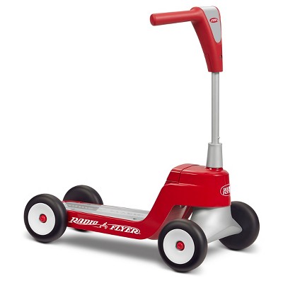 Red Convertible Ride-On and Scooter for Toddlers
