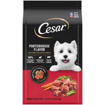 Cesar Small Breed Porterhouse Adult Dry Dog Food with Beef & Steak Flavor - 5lbs