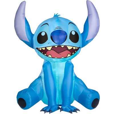 Gemmy Airblown Disney Limited Edition Stitch S LG Disney, 5 ft Tall, blue