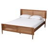 Baxton Studio Gardwin Mid-Century Modern Ash Walnut Finished Wood Platform Bed - image 2 of 4