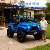 24V 2 Seater Ride On Truck,4WD Kids Electric Car W/Remote Control，Battery Powered Ride On Toy Car with Spring Suspension - 3 of 4
