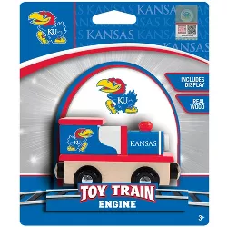 MasterPieces Wood Train Engine - NCAA Kansas Jayhawks - Officially Licensed Toddler & Kids Toy