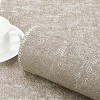 Washable Solid Jacquard Area Rug - Non-Slip Foldable Low Pile Carpet for Bedroom, Living Room, Nursery, Contemporary Throw Rug - 3 of 4