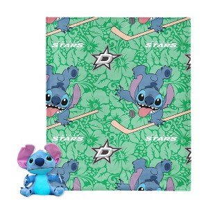 NHL Slapstick Stitch Hugger Pillow & Silk Touch Throw Blanket Set 40x50 Inches - 1 of 4