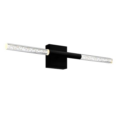 CWI Lighting Dragonswatch Integrated LED Black Vanity Light
