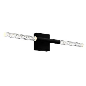 CWI Lighting Dragonswatch Integrated LED Black Vanity Light - 1 of 4