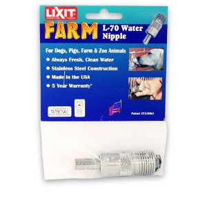 Lixit L-70 Water Nipple w/ Display Card - 1 of 1