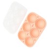 Unique Bargains Ice Tray 6-Cavity Round Ice Ball Mould Hand Wash Only Silicone 7.24"x5.02"x2.24" 1 Pc - 3 of 3