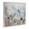 Stupell Industries Birds Floral Meadow Blossoms Framed Giclee Art - 2 of 4