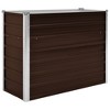 vidaXL Raised Garden Bed Brown Galvanized steel Large Durable - 2 of 4