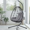 XINGHANZHENXUAN Patio Accent Chairs, Hanging Swing Chair, Patio Hammock Chair for Balcony, Living Room, Bedroom - 3 of 4