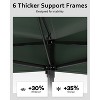 11'x11' Outdoor Metal Gazebo with Mosquito Netting & Zipper Door, UV & Water Resistant Canopy Shelter, Ideal for Backyard, Garden, Deck - 2 of 4