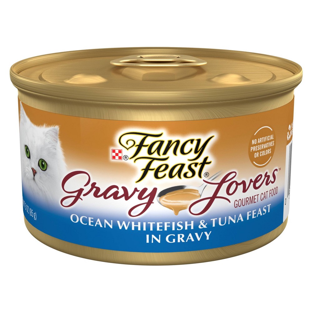 UPC 050000578436 product image for Purina Fancy Feast Gravy Lovers Gourmet Ocean White Fish and Tuna Flavor Gravy W | upcitemdb.com