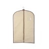 J&V TEXTILES Garment Bags for Clothes Storage, 6 Pack, Black and Beige, Suit Bags with Clear Window - 2 of 4