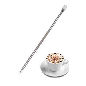 304 Stainless Steel Coffee Stick Flower Needle - 1 of 4