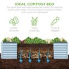 Best Choice Products 8x4x2ft Outdoor Metal Raised Garden Bed, Planter Box for Vegetables, Flowers, Herbs - 4 of 4