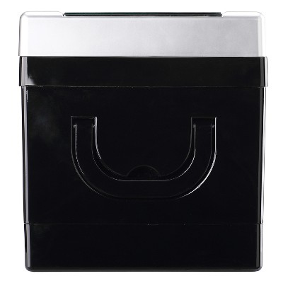 Compact Stainless Steel Mini Beverage Fridge with Glass Door