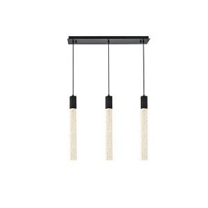 Elegant Lighting Weston 3 - Light Pendant in  Black - 1 of 4