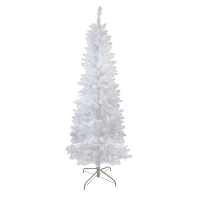 Northlight 6' Pencil White Spruce Artificial Christmas Tree - Unlit ...