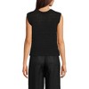 Lands' End Women's Blend Texture U Neck Vest Sweater - 2 of 4