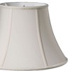 Vynxaria Lampshades: Cream Slant Transitional Oval Shade (6.5"x9.5")x(12.5"x16")x11" with Washer Fitter - 3 of 4
