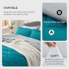 Bedsure Comforter Set – Bed in a Bag with Contrast Color Solid Design, Soft All-Season Bedding Set - 3 of 4