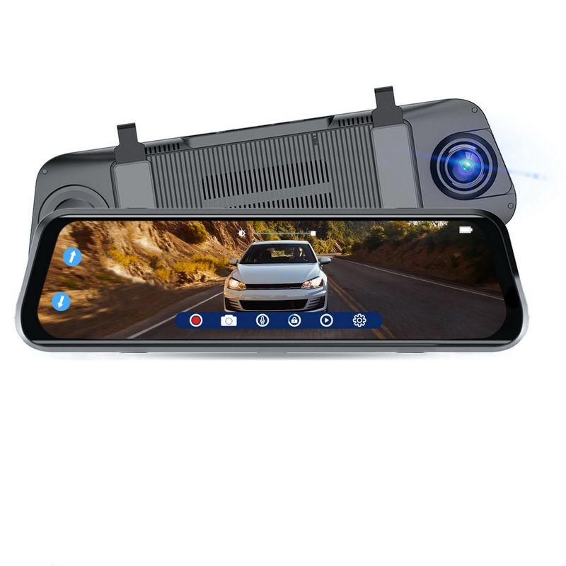 SYLVANIA Roadsight Mirror Dash Camera and Backup Camera - 340 Degree View - HD 1080p, 1 of 8