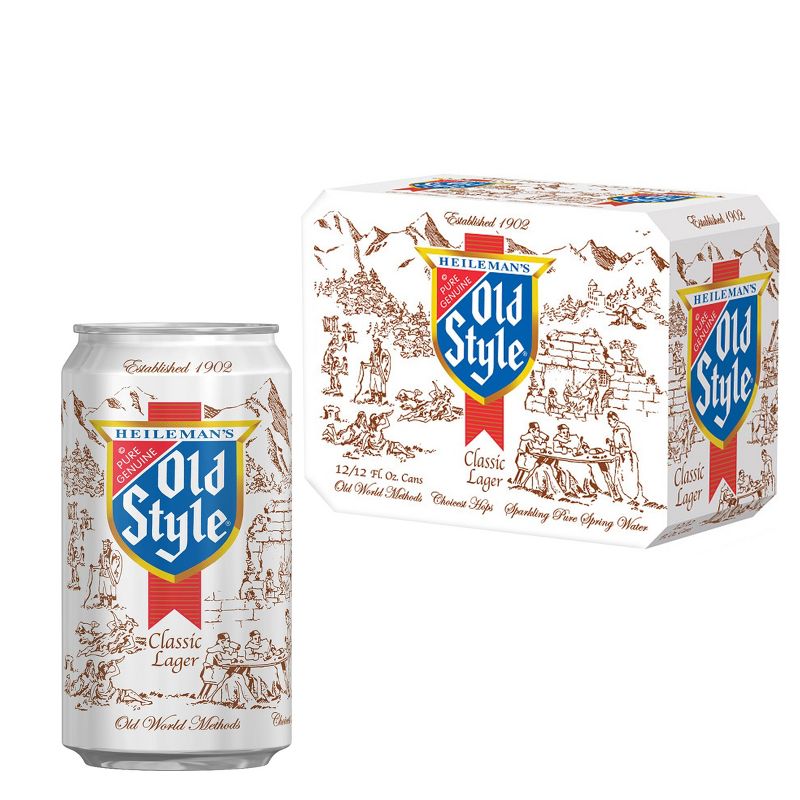 Heileman&#39;s Old Style Beer - 12pk/12 fl oz Cans, 1 of 7