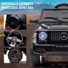 12V Electric Car for Kids, Licensed Mercedes-Benz G63 Ride on Toy with Remote Control, Electric Vehicle with LED Light MP3 USB Bluetooth - 3 of 4