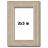 PosterPalooza | 3x5 Thin Barnwood Picture Frame, UV Acrylic, 2 Finishes - Grey and Black - 2 of 4