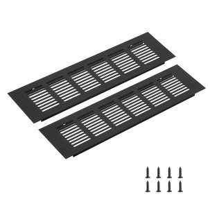 Unique Bargains Rectangle Ventilation Grille, Aluminum - 1 of 3