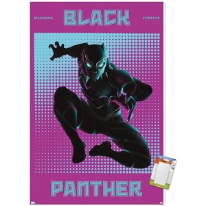 Trends International Marvel Shape of a Hero - Black Panther Unframed Wall Poster Prints - 1 of 4