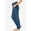 Woman Within Plus Size Tall Straight-Leg Stretch Denim Jean - 4 of 4