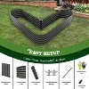 Cesicia 81x81x18in White Heart-Shaped Raised Garden Bed - 2 of 4